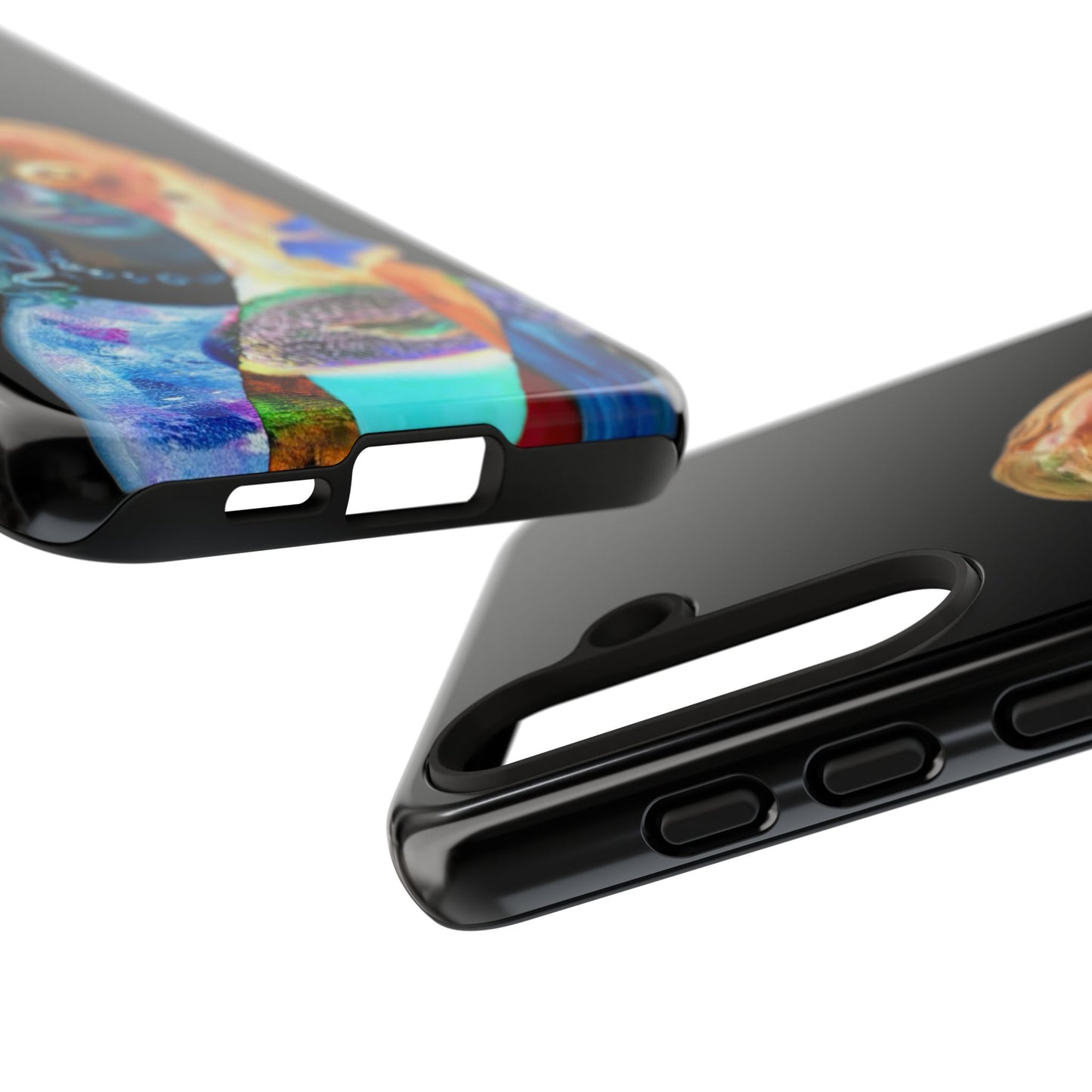 Abstract Surreal Portrait Phone Case — Colorful Art iPhone Cover