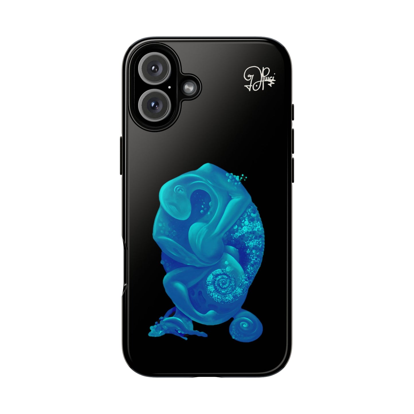 Phone Case - Blue Surreal Sea Creature Protective Case