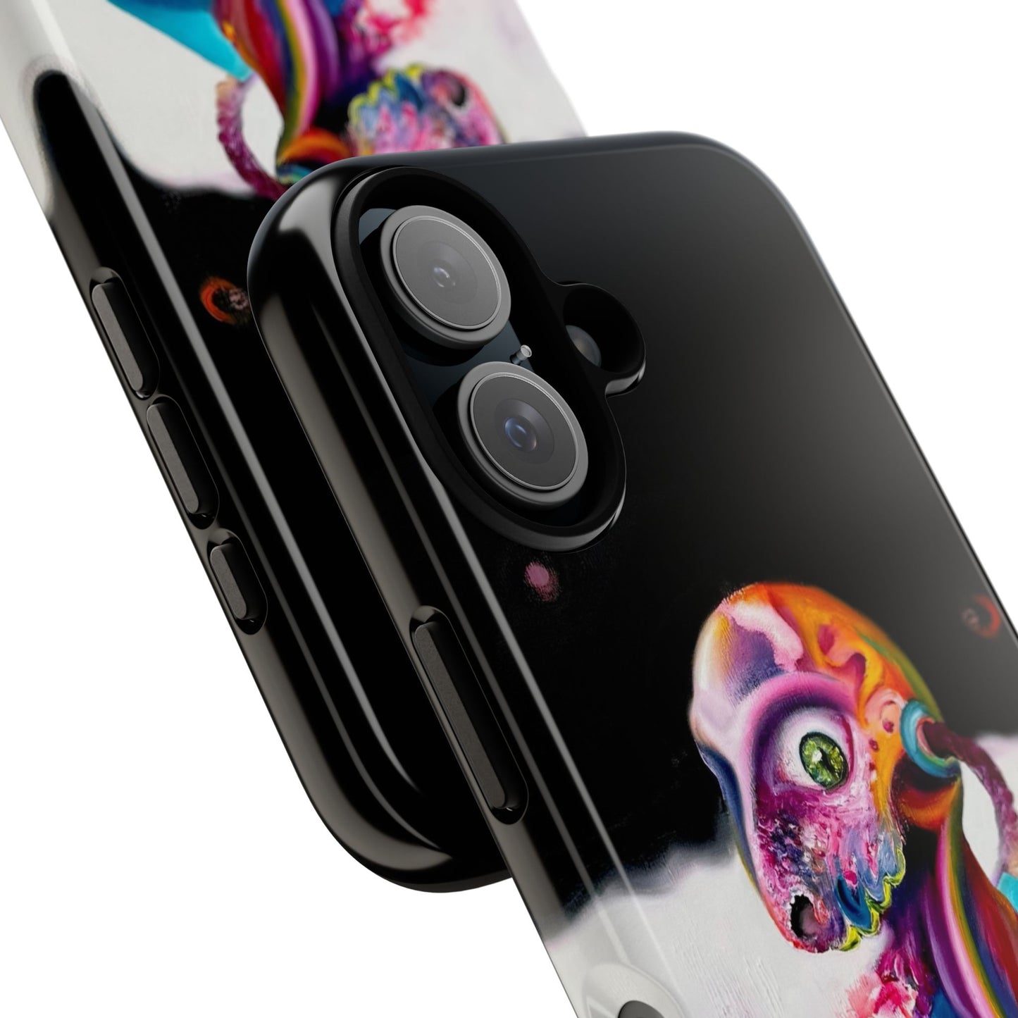 Phone Case - Vivid Blues and Multi-Eyed Vision Artwork Design