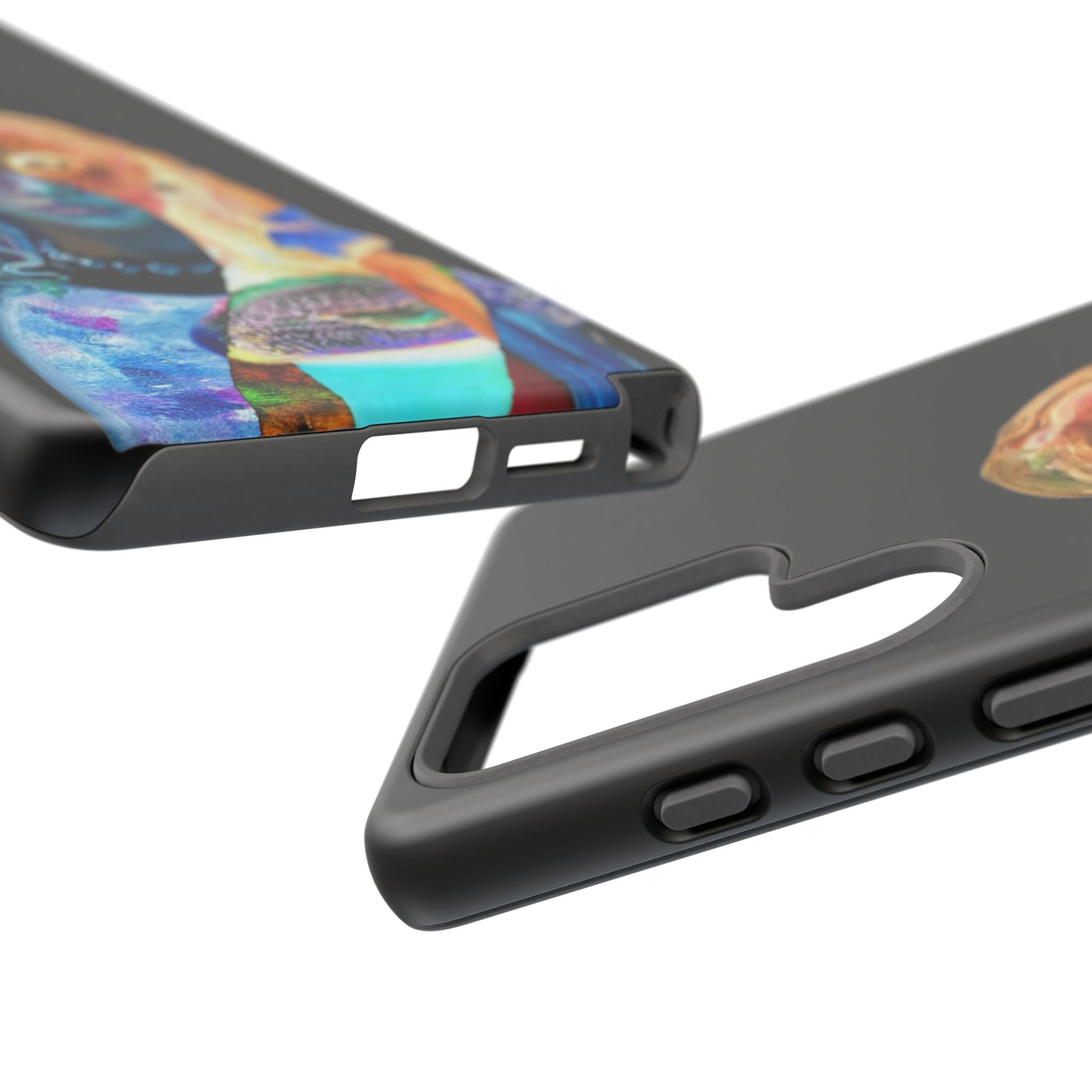 Abstract Surreal Portrait Phone Case — Colorful Art iPhone Cover