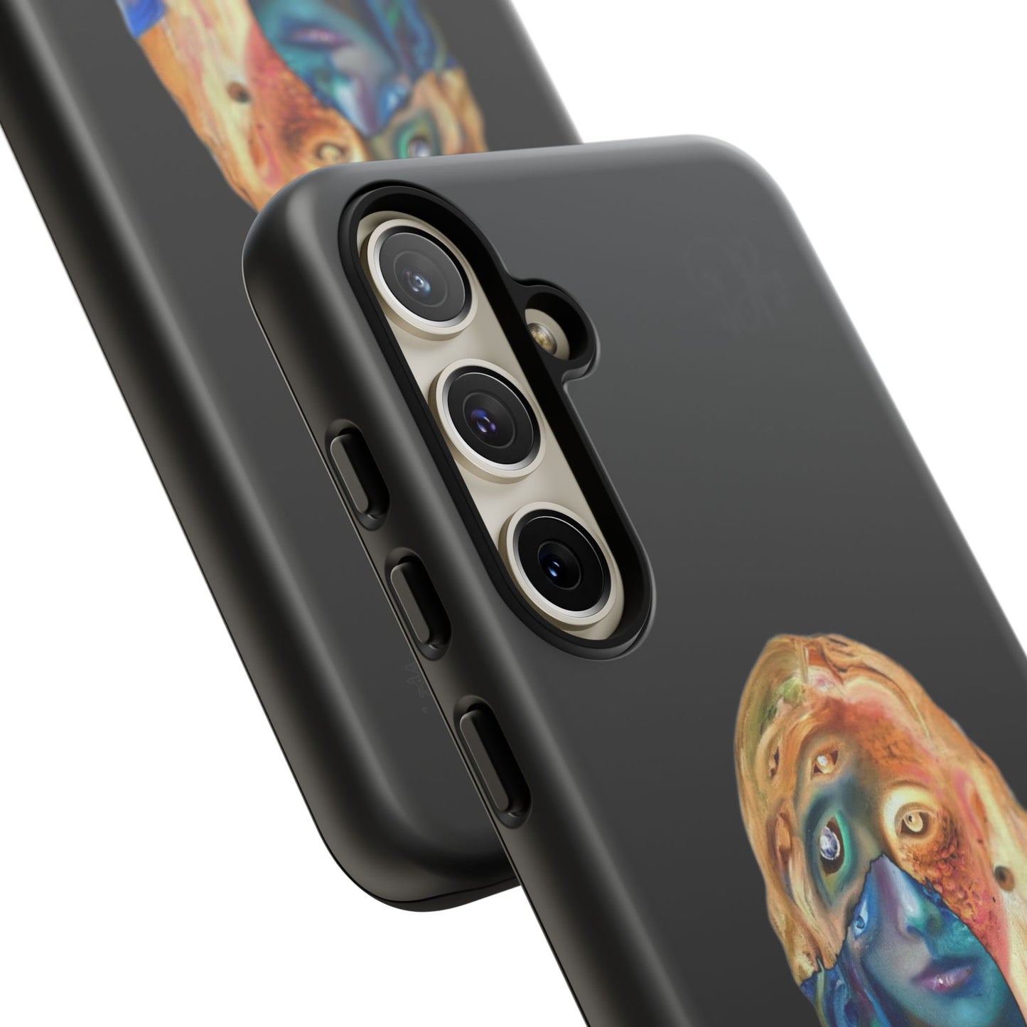 Abstract Surreal Portrait Phone Case — Colorful Art iPhone Cover