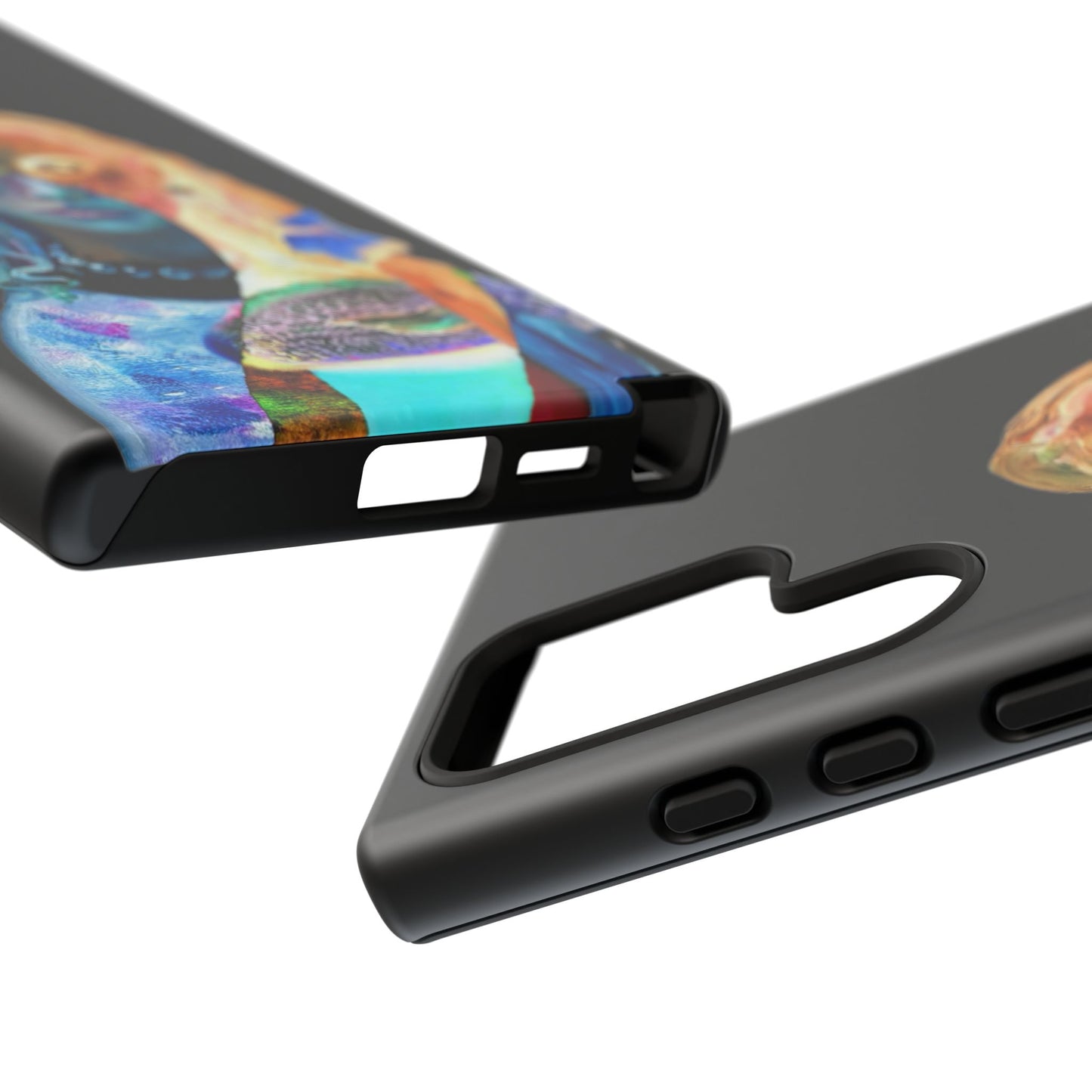 Abstract Surreal Portrait Phone Case — Colorful Art iPhone Cover