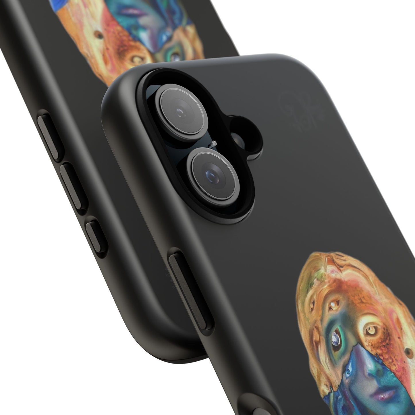 Abstract Surreal Portrait Phone Case — Colorful Art iPhone Cover