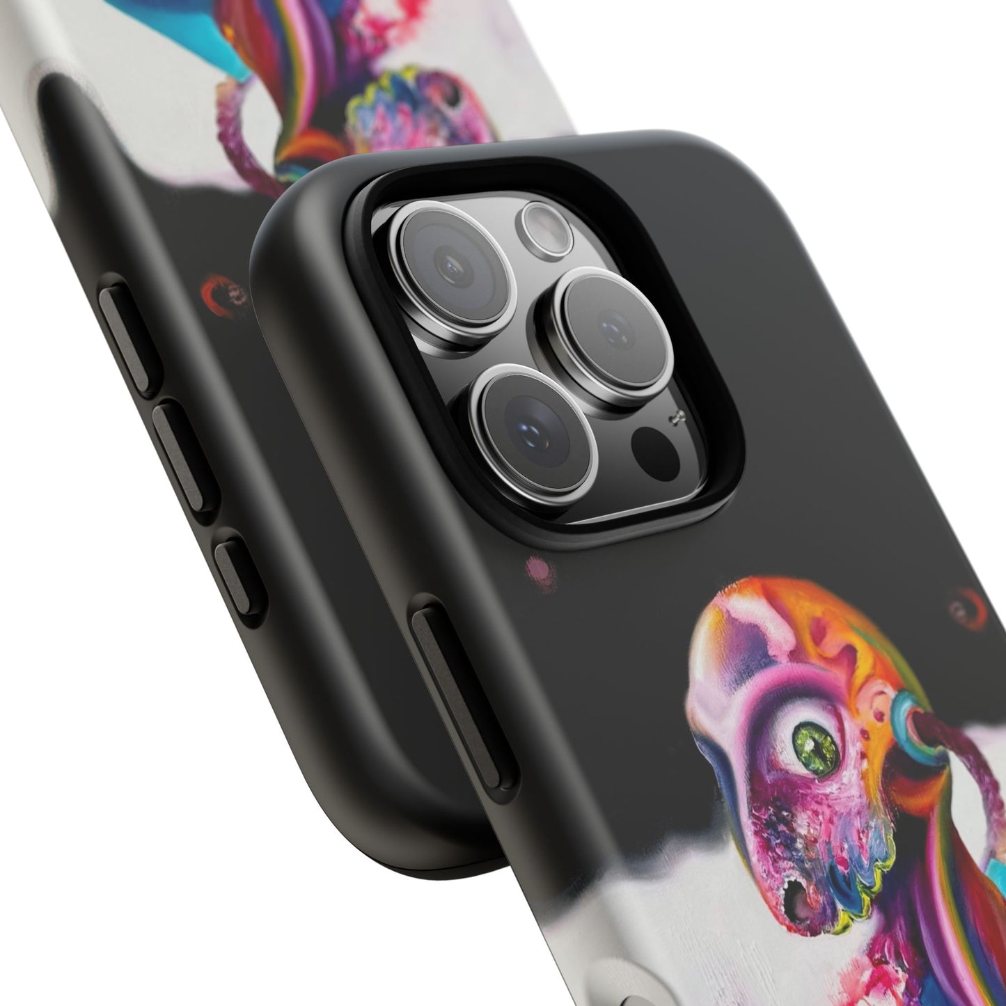 Phone Case - Vivid Blues and Multi-Eyed Vision Artwork Design