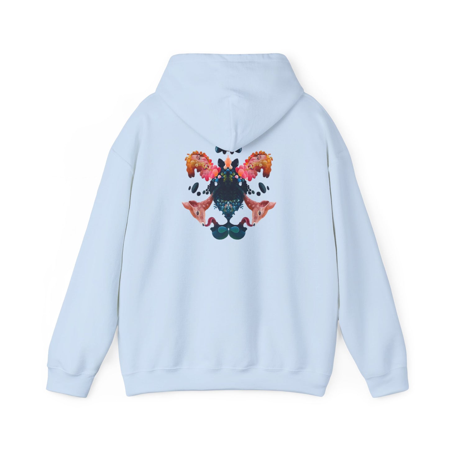 Amru Symmetry Hoodie — Artistic Rorschach Back Print