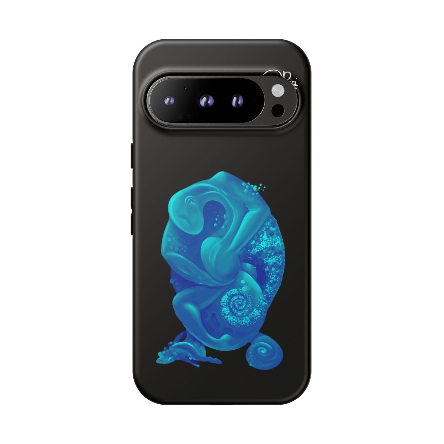 Phone Case - Blue Surreal Sea Creature Protective Case