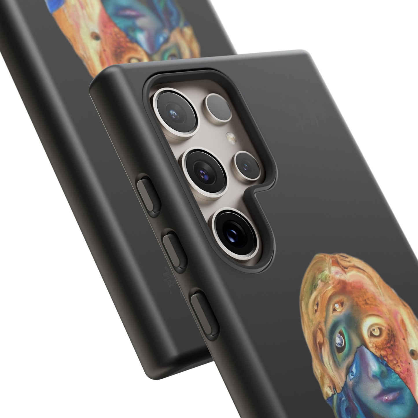 Abstract Surreal Portrait Phone Case — Colorful Art iPhone Cover