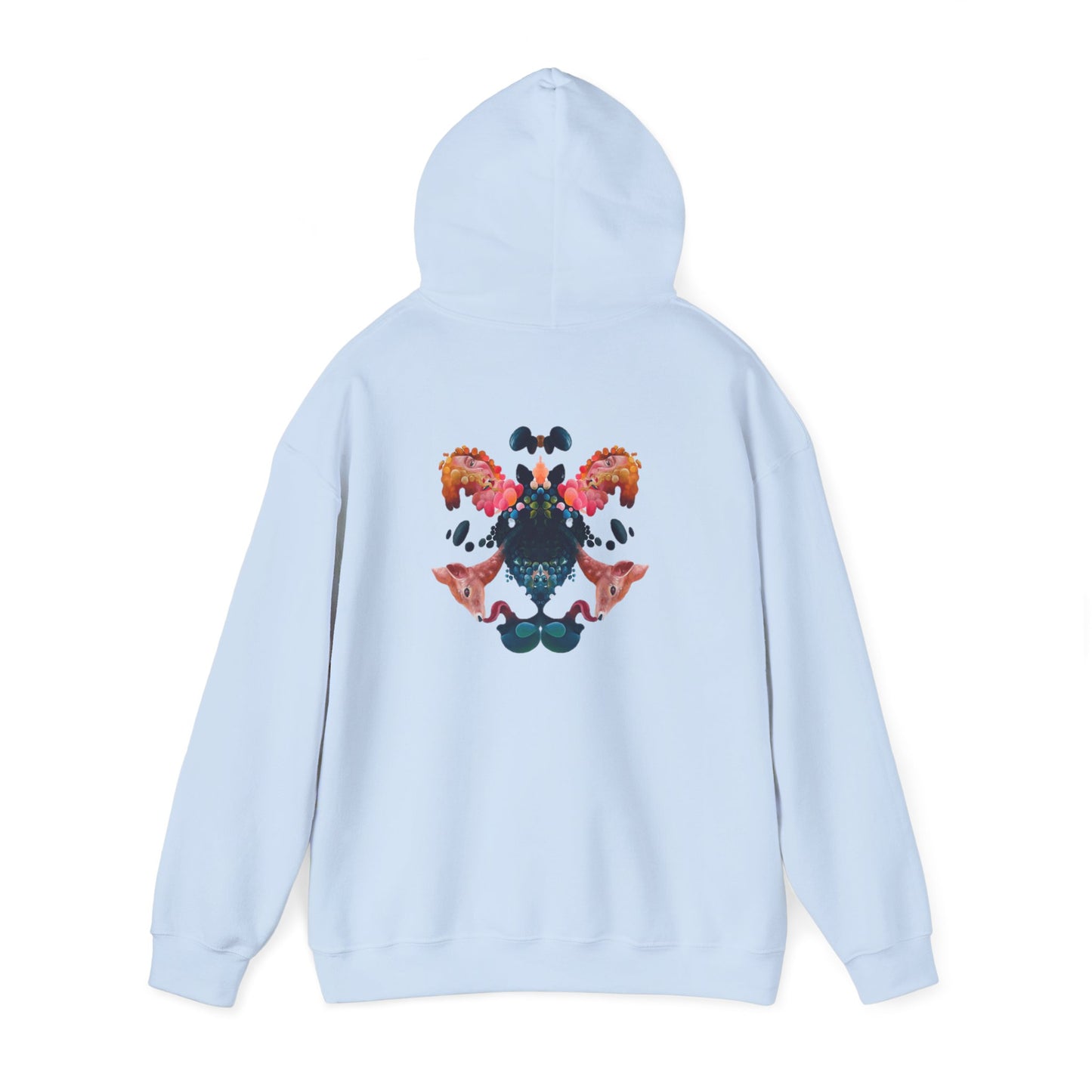 Amru Symmetry Hoodie — Artistic Rorschach Back Print