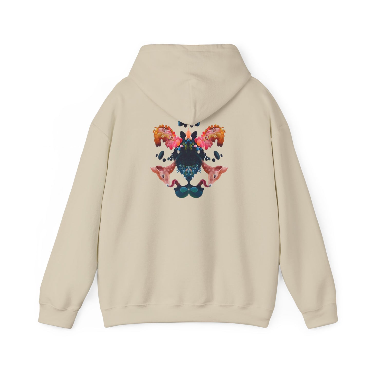 Amru Symmetry Hoodie — Artistic Rorschach Back Print