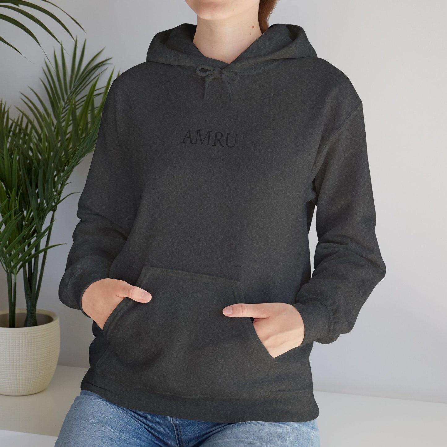 Hoodie — AMRU Artistic Backprint Portrait Pullover