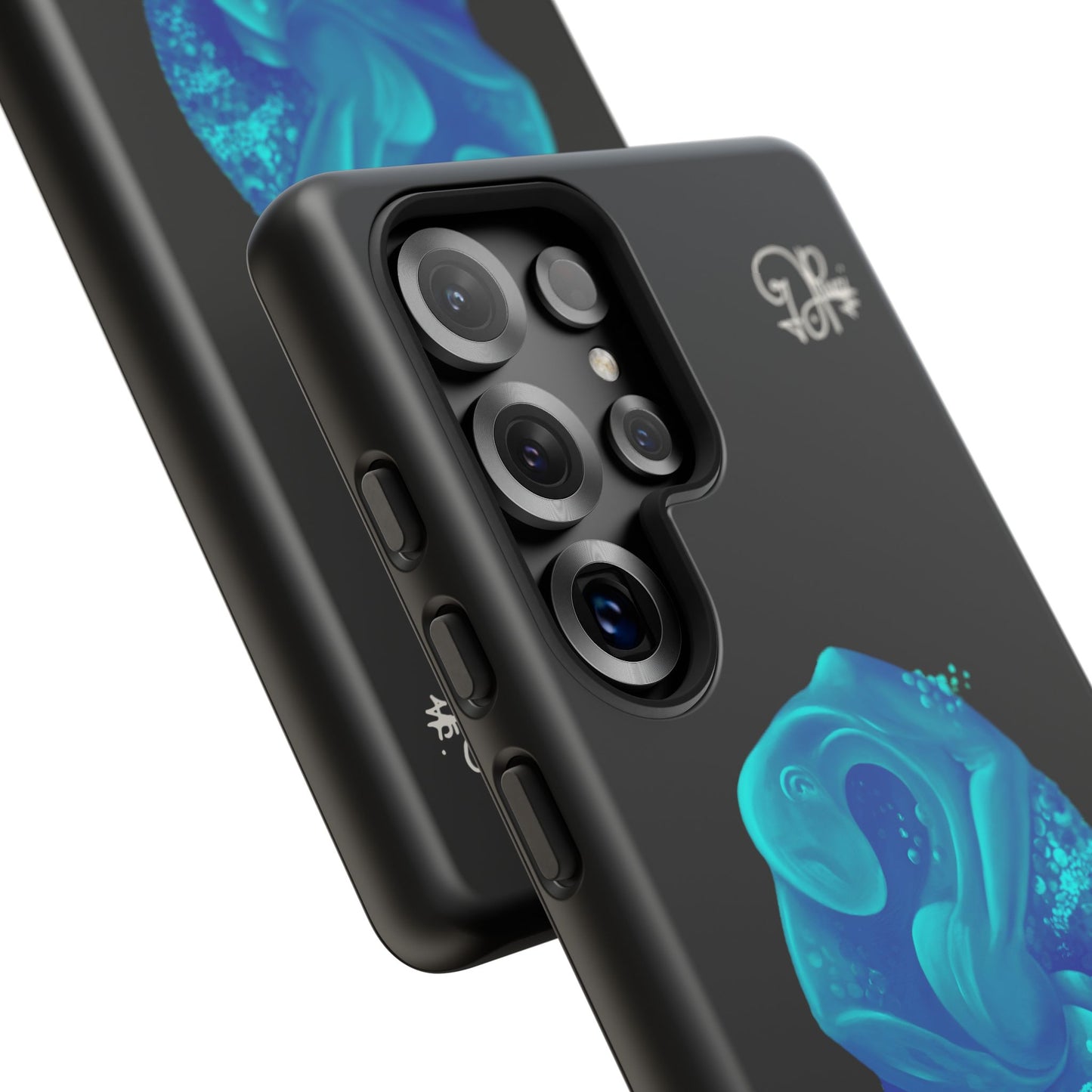 Phone Case - Blue Surreal Sea Creature Protective Case