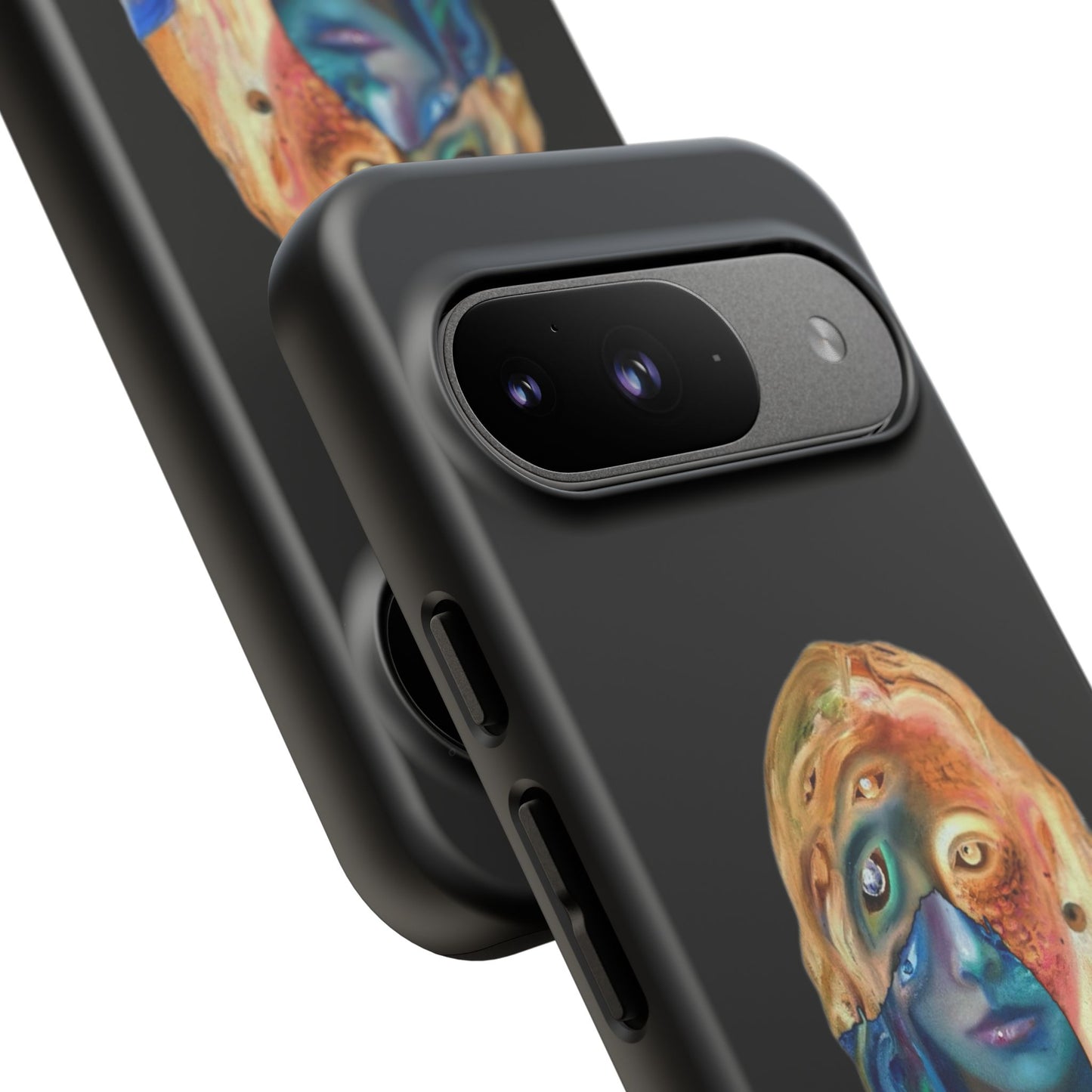 Abstract Surreal Portrait Phone Case — Colorful Art iPhone Cover