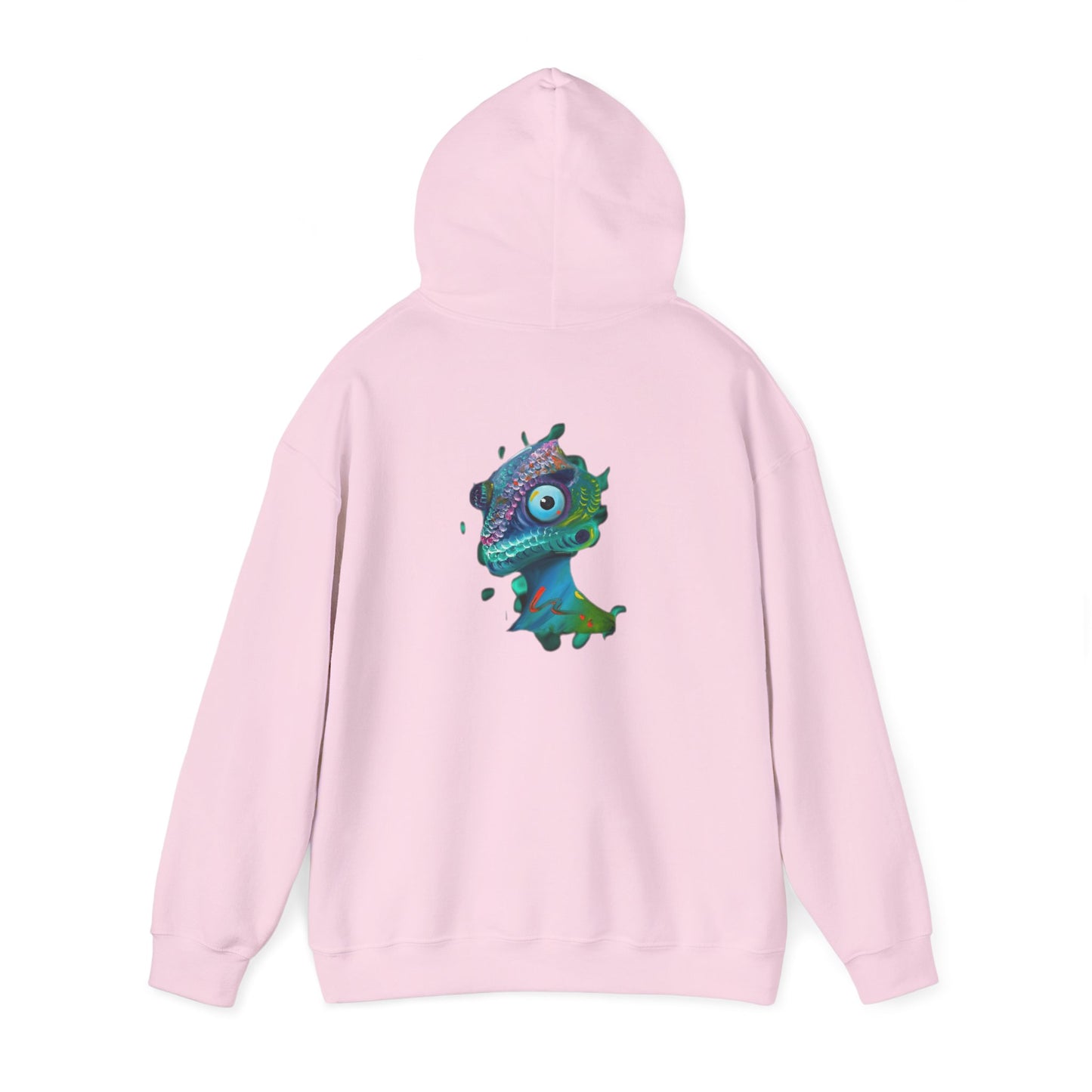 AMRU Chameleon Hoodie – Colorful Surreal Lizard Graphic Sweatshirt