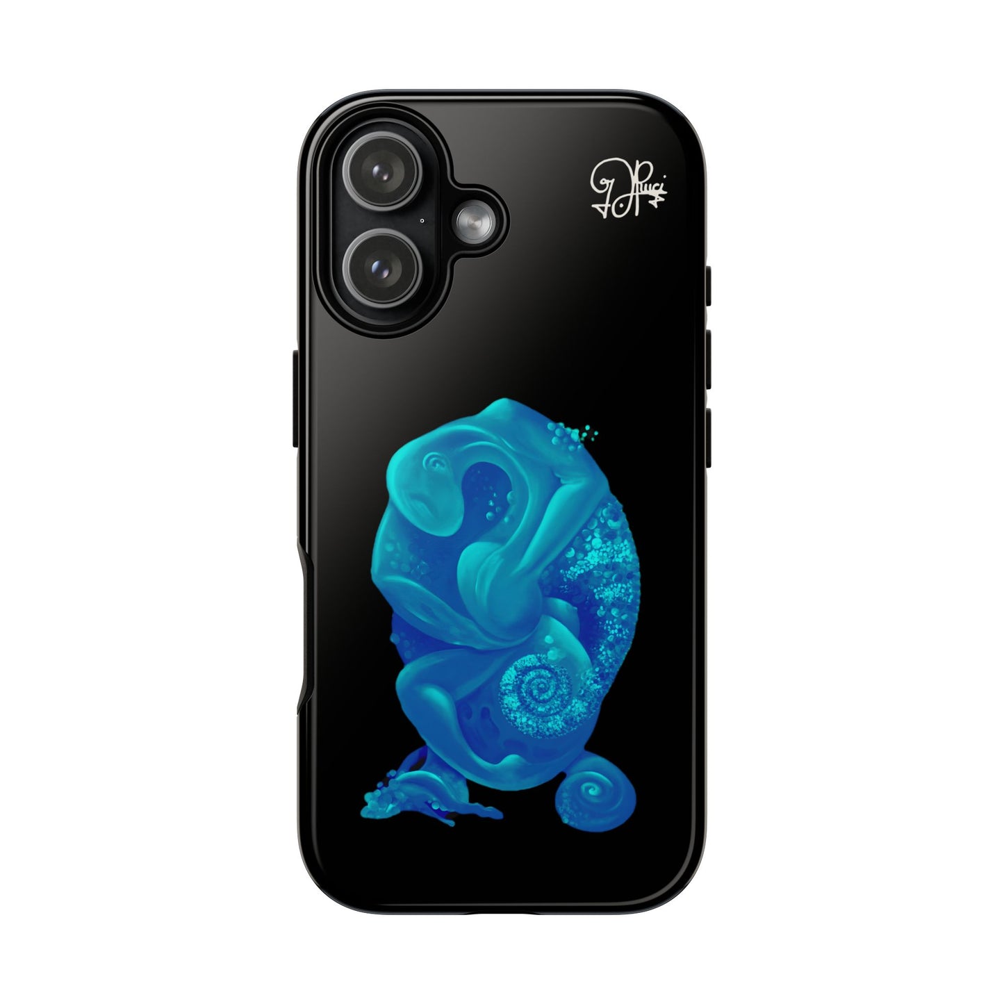 Phone Case - Blue Surreal Sea Creature Protective Case