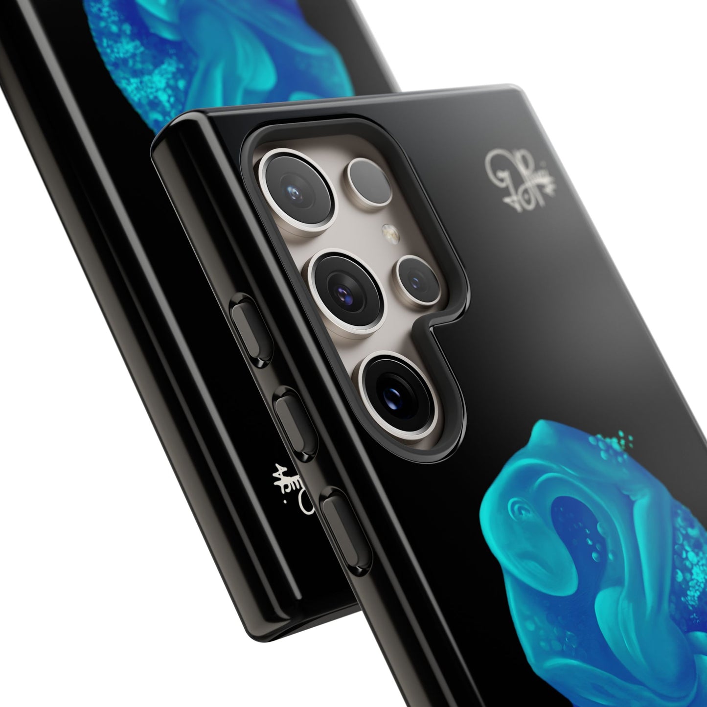 Phone Case - Blue Surreal Sea Creature Protective Case