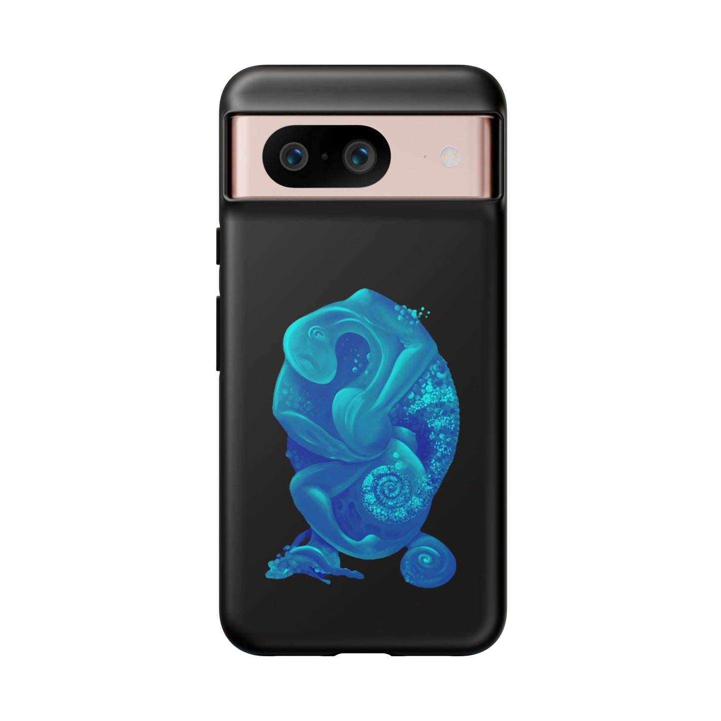 Phone Case - Blue Surreal Sea Creature Protective Case