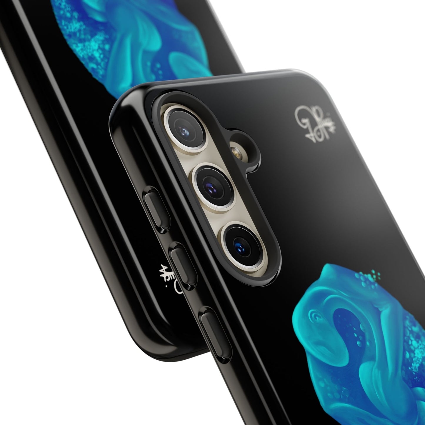 Phone Case - Blue Surreal Sea Creature Protective Case