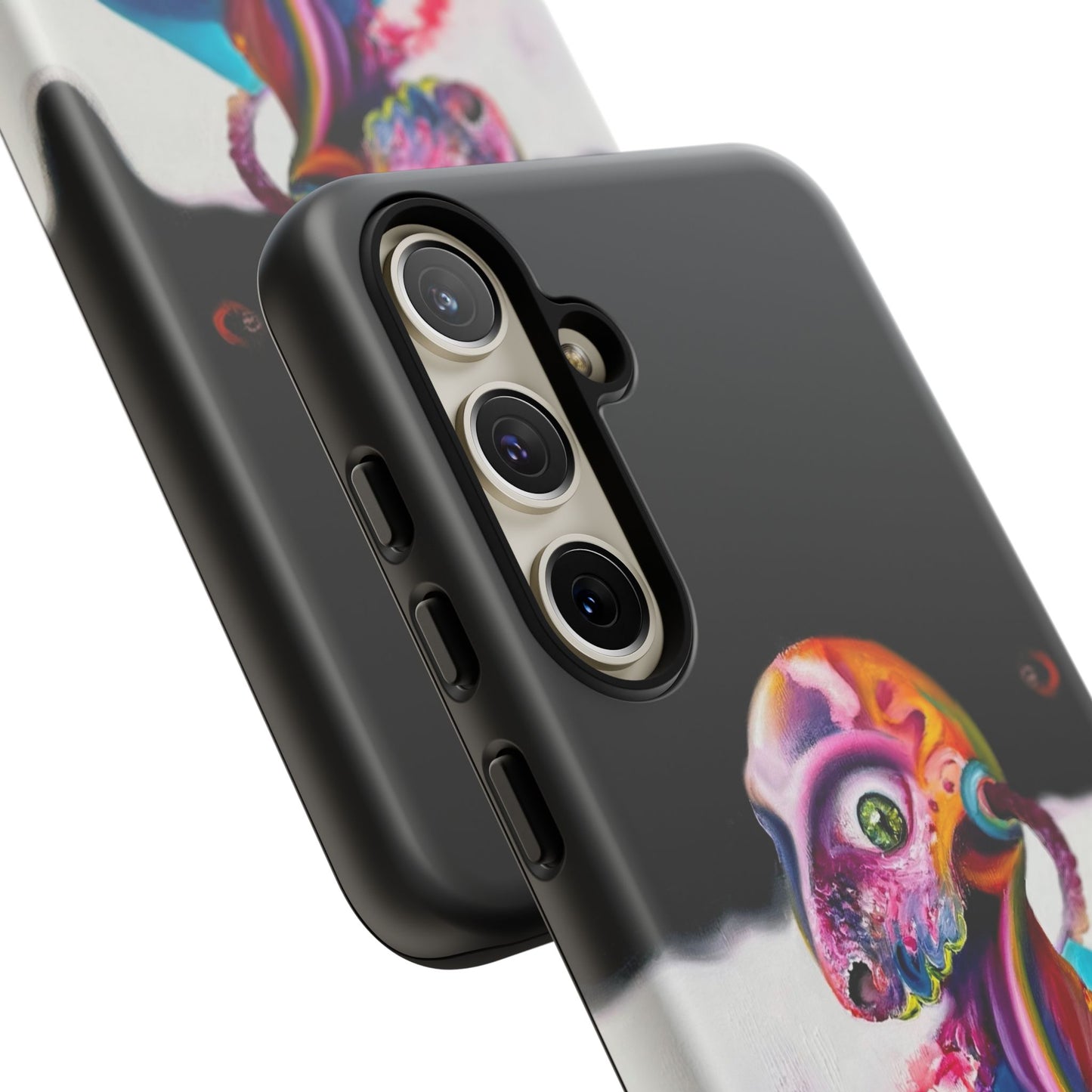 Phone Case - Vivid Blues and Multi-Eyed Vision Artwork Design