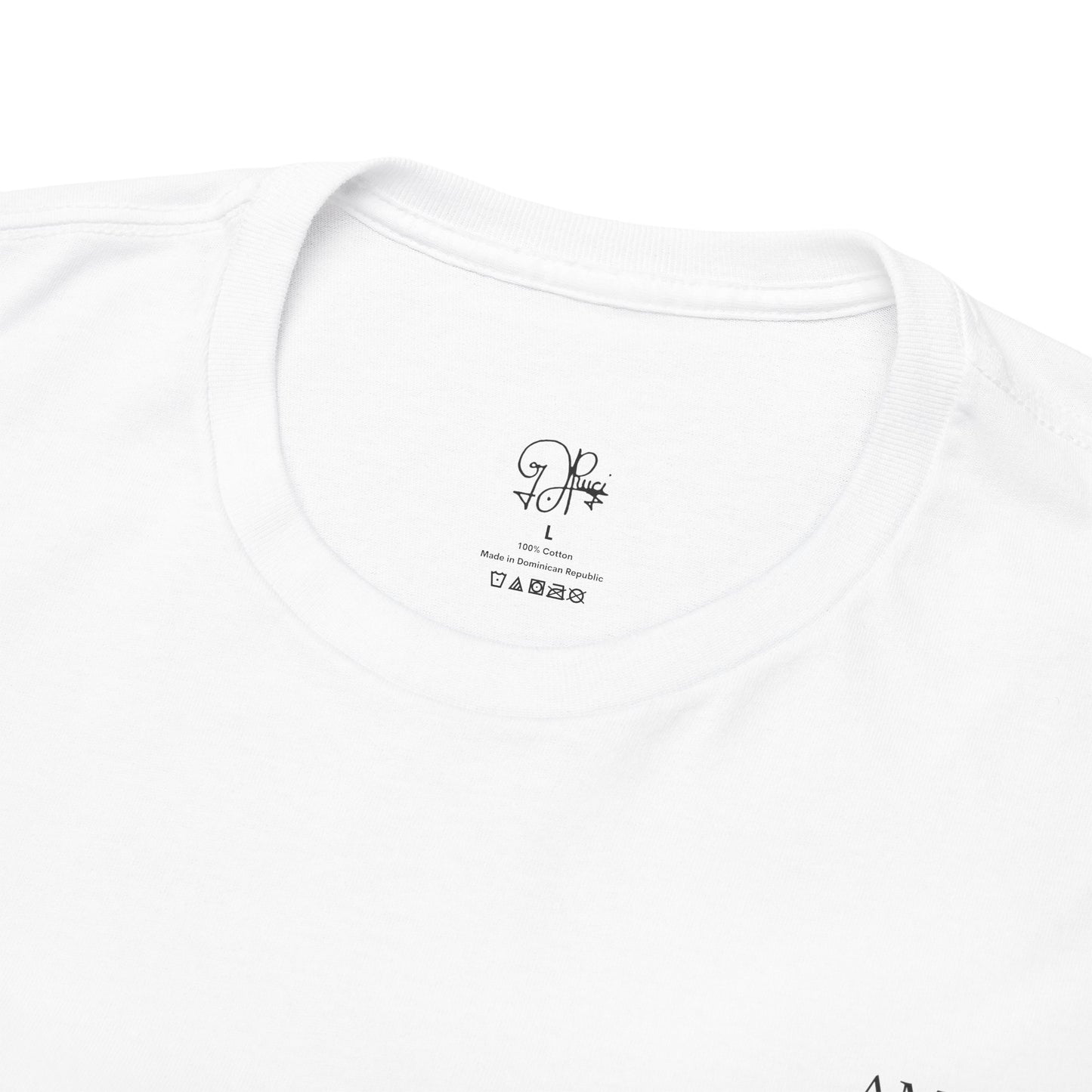 Graphic Tee — Hot Pink Abstract Mirror Design