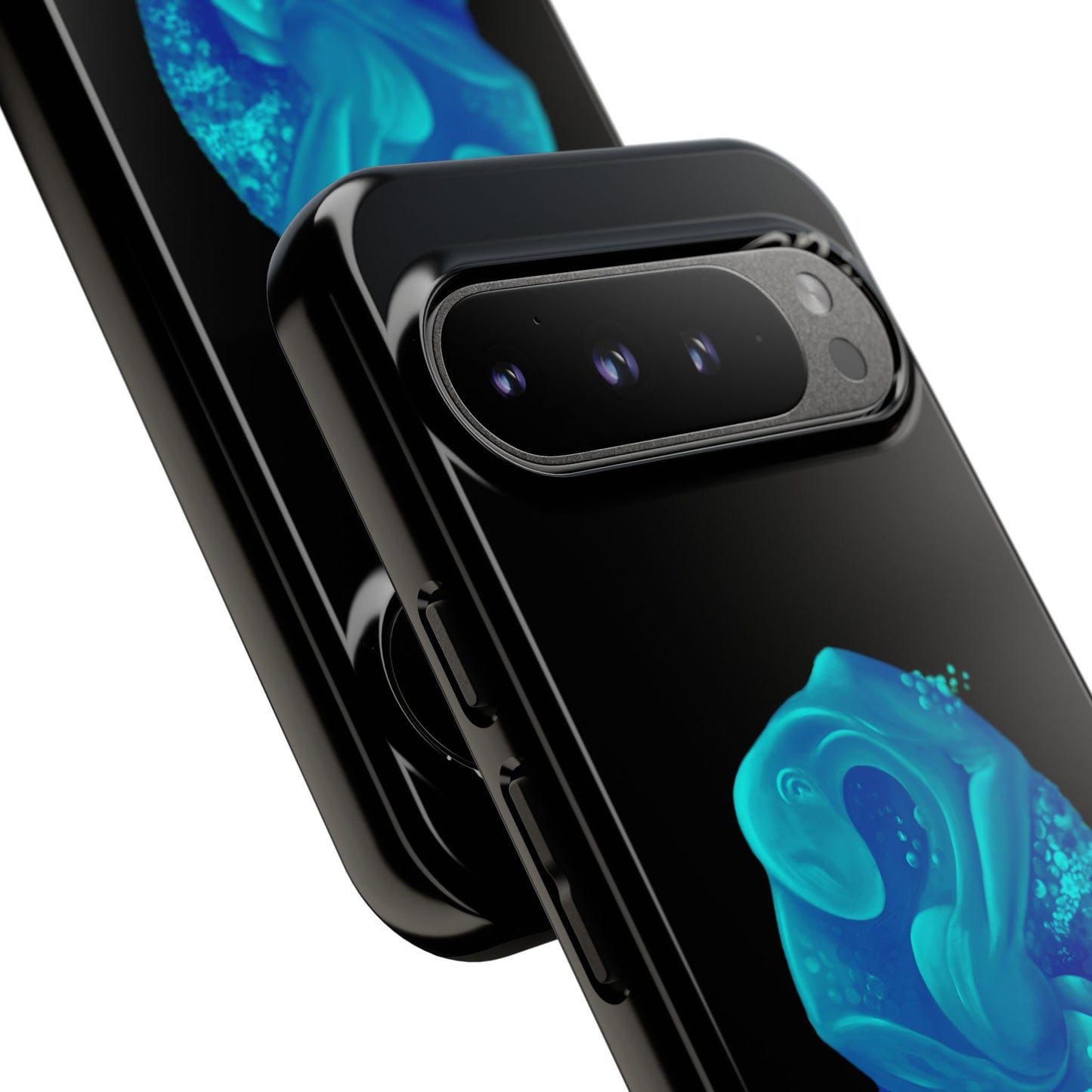 Phone Case - Blue Surreal Sea Creature Protective Case