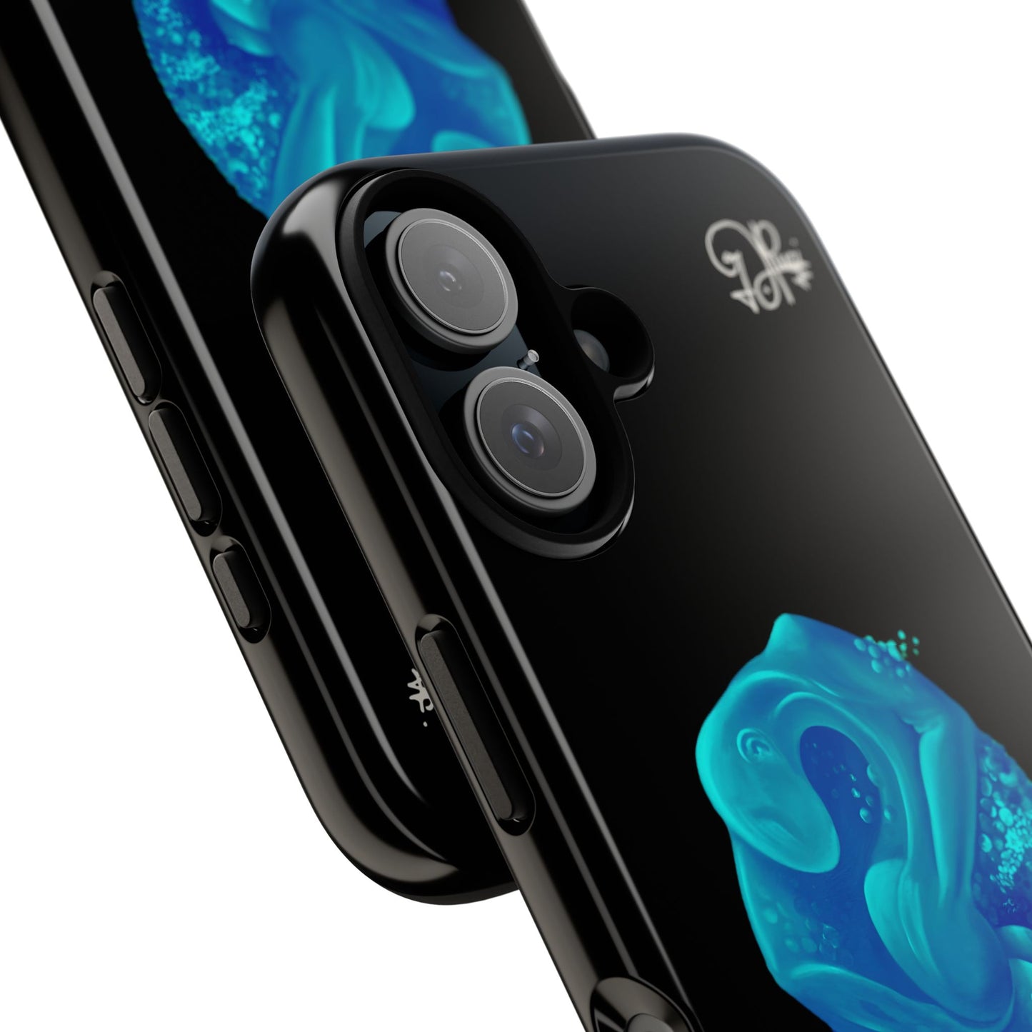 Phone Case - Blue Surreal Sea Creature Protective Case