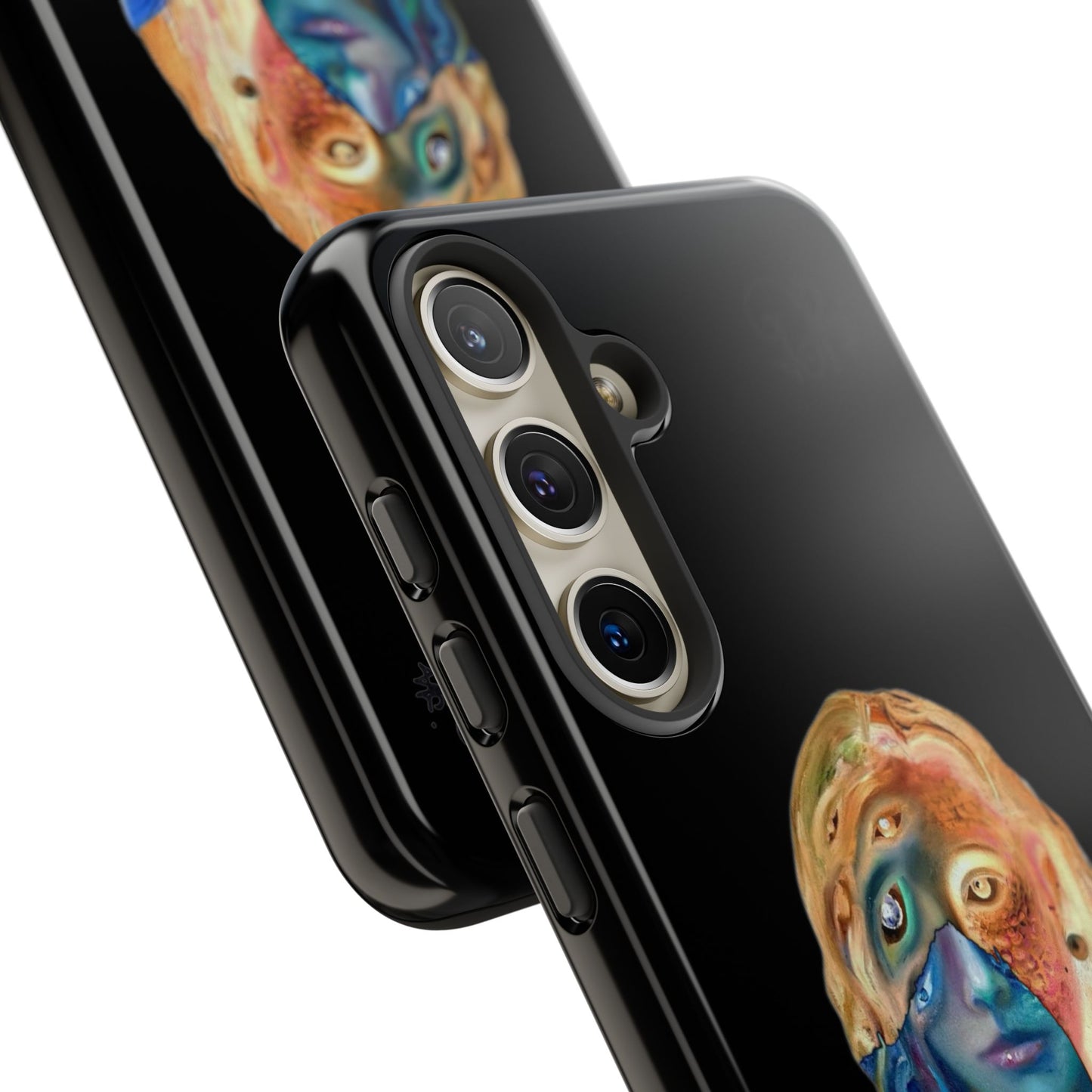 Abstract Surreal Portrait Phone Case — Colorful Art iPhone Cover