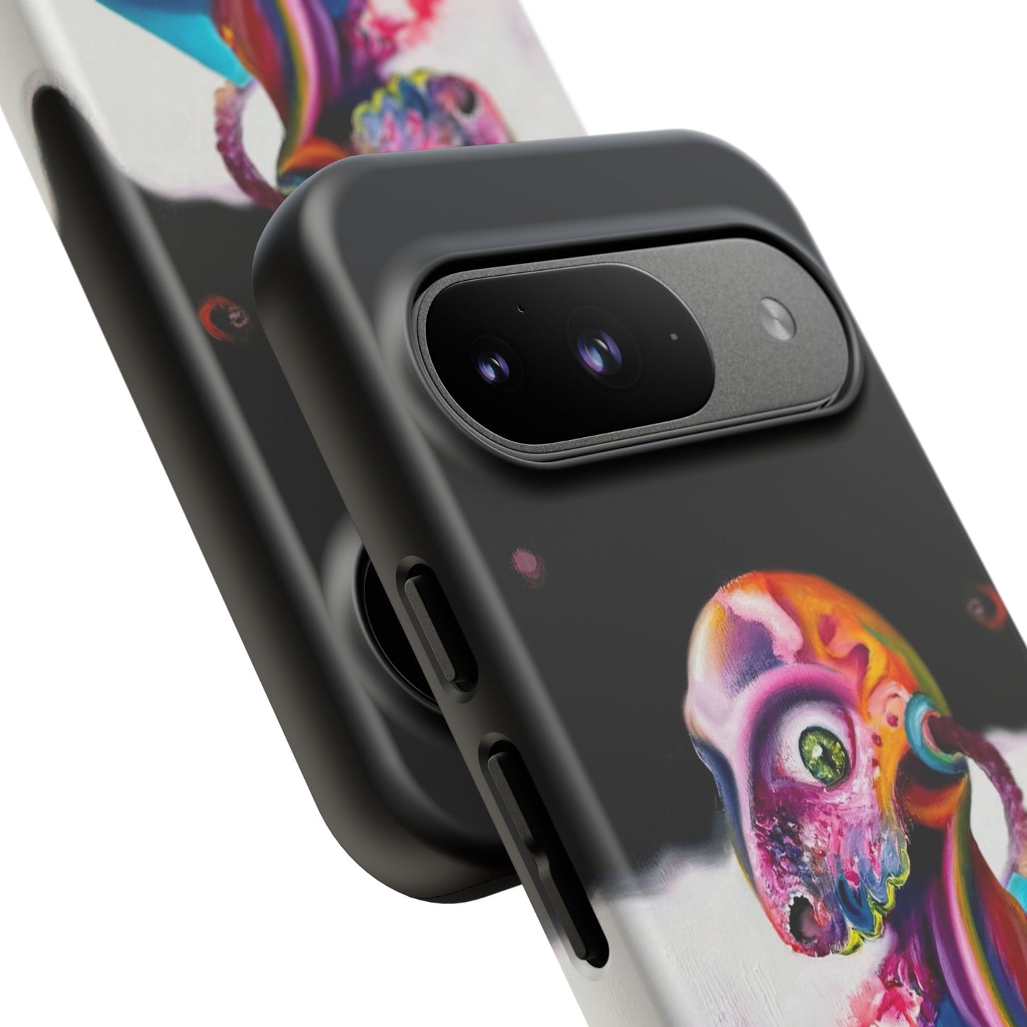 Phone Case - Vivid Blues and Multi-Eyed Vision Artwork Design