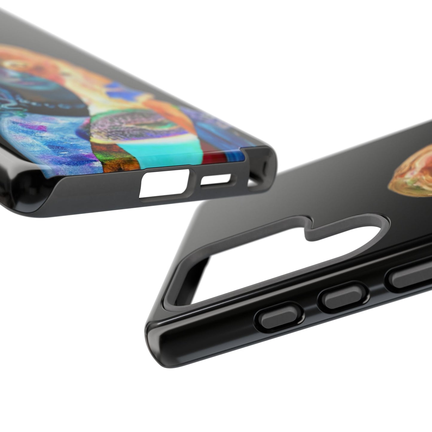 Abstract Surreal Portrait Phone Case — Colorful Art iPhone Cover