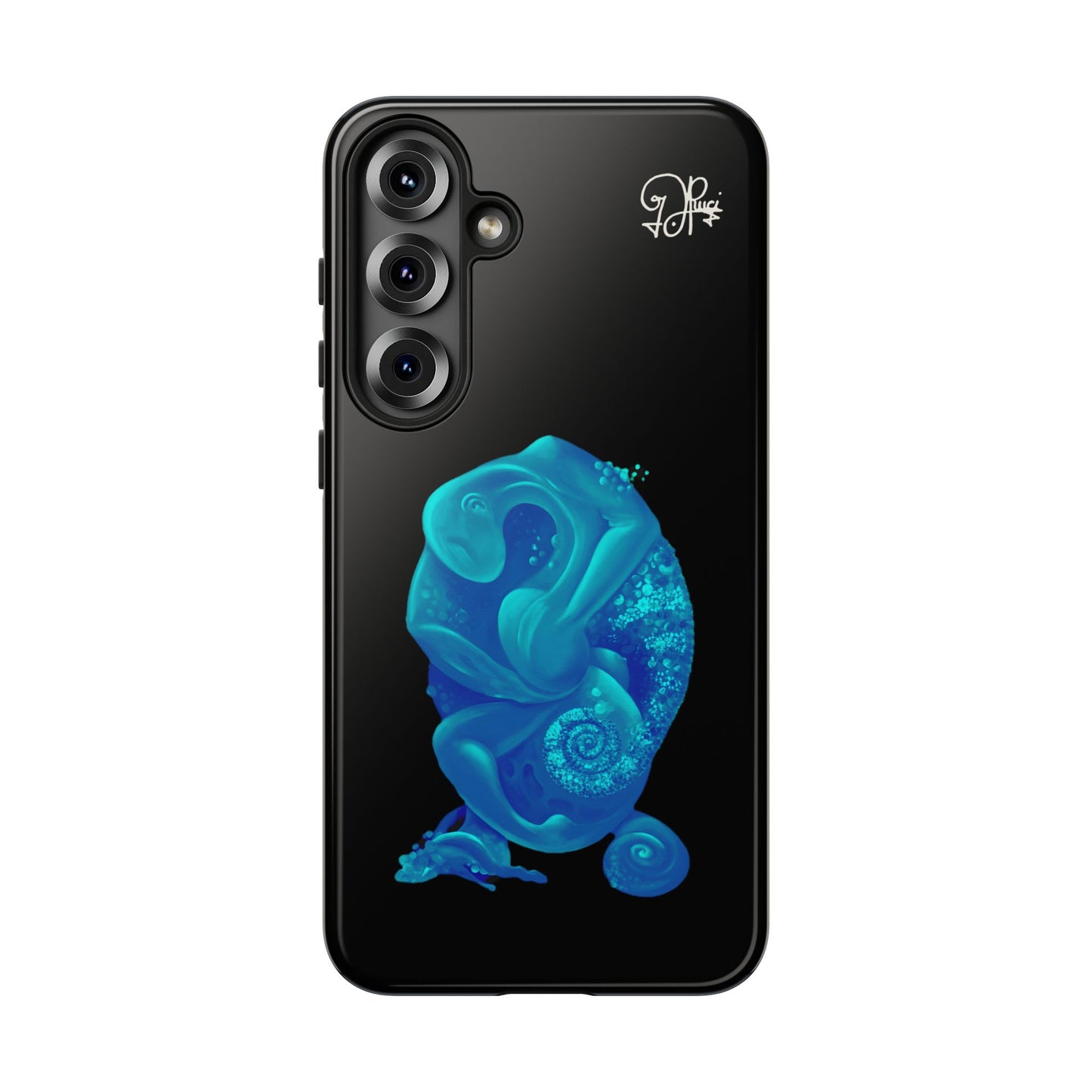 Phone Case - Blue Surreal Sea Creature Protective Case