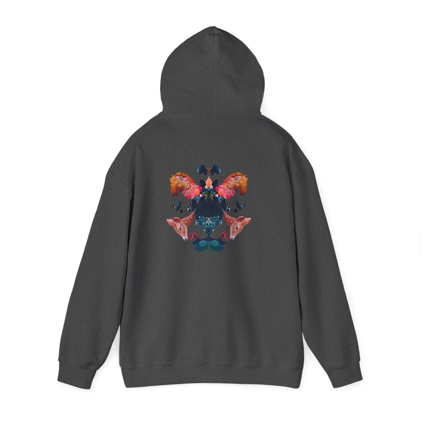 Amru Symmetry Hoodie — Artistic Rorschach Back Print