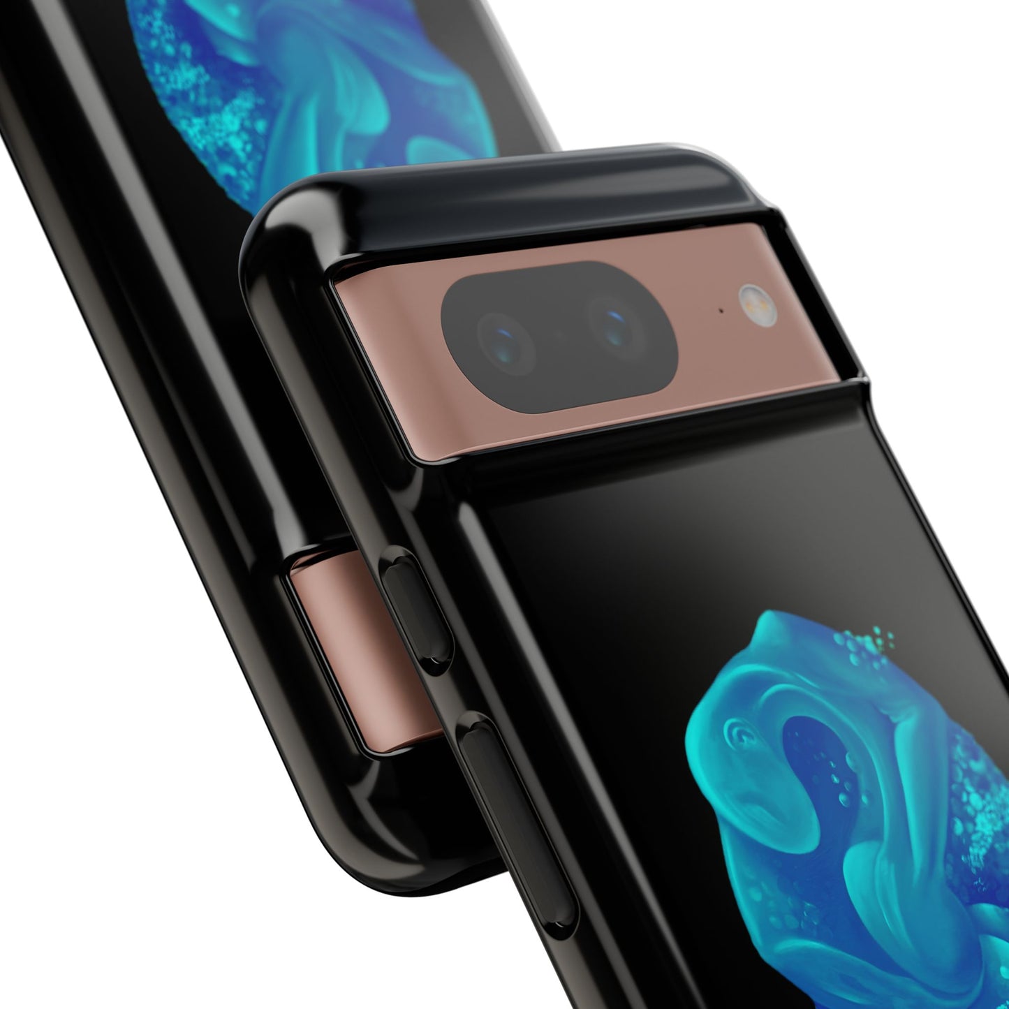 Phone Case - Blue Surreal Sea Creature Protective Case