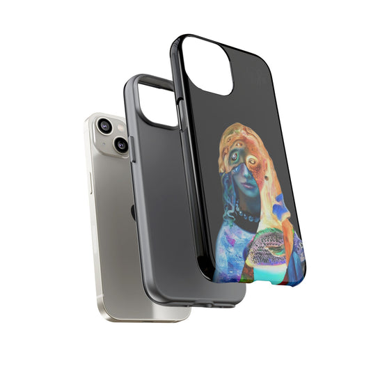 Abstract Surreal Portrait Phone Case — Colorful Art iPhone Cover
