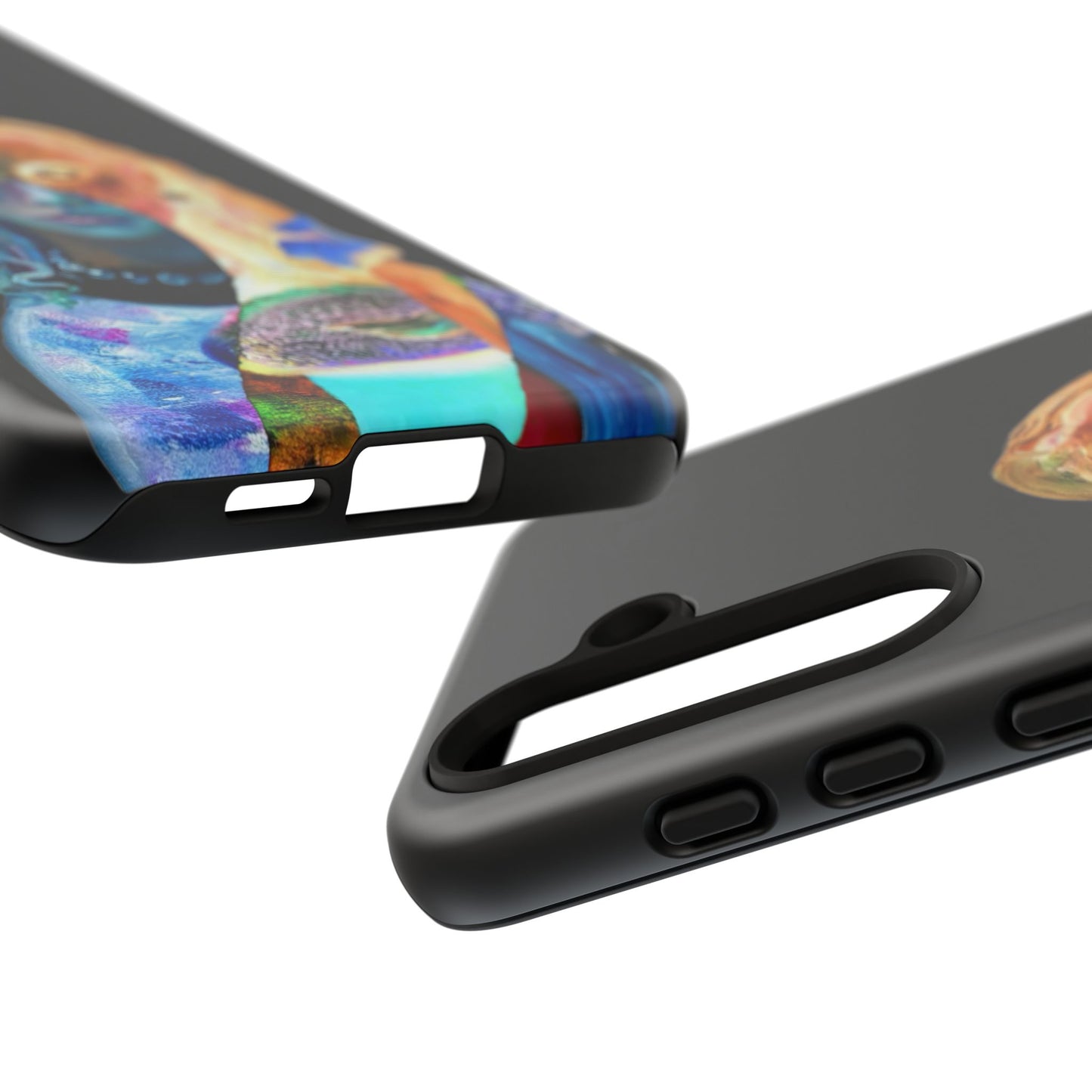 Abstract Surreal Portrait Phone Case — Colorful Art iPhone Cover