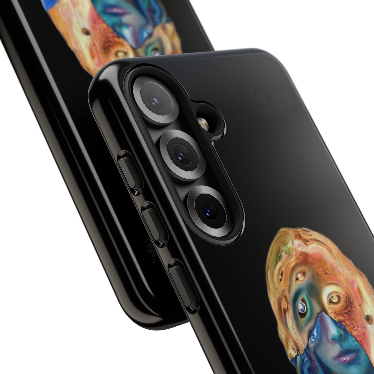 Abstract Surreal Portrait Phone Case — Colorful Art iPhone Cover