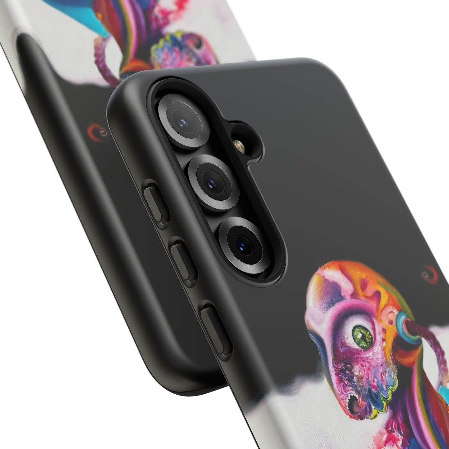 Phone Case - Vivid Blues and Multi-Eyed Vision Artwork Design