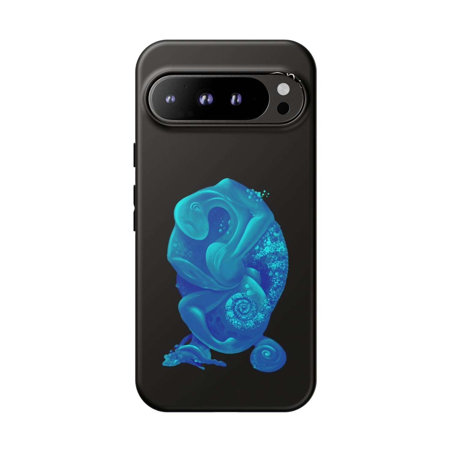 Phone Case - Blue Surreal Sea Creature Protective Case