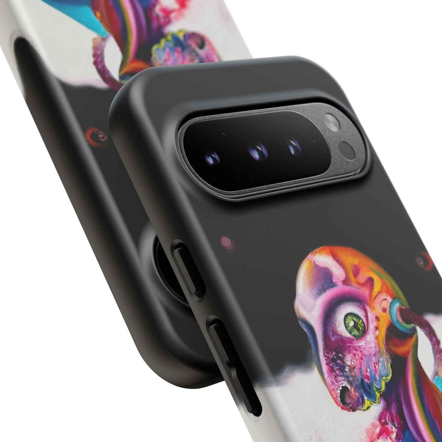 Phone Case - Vivid Blues and Multi-Eyed Vision Artwork Design