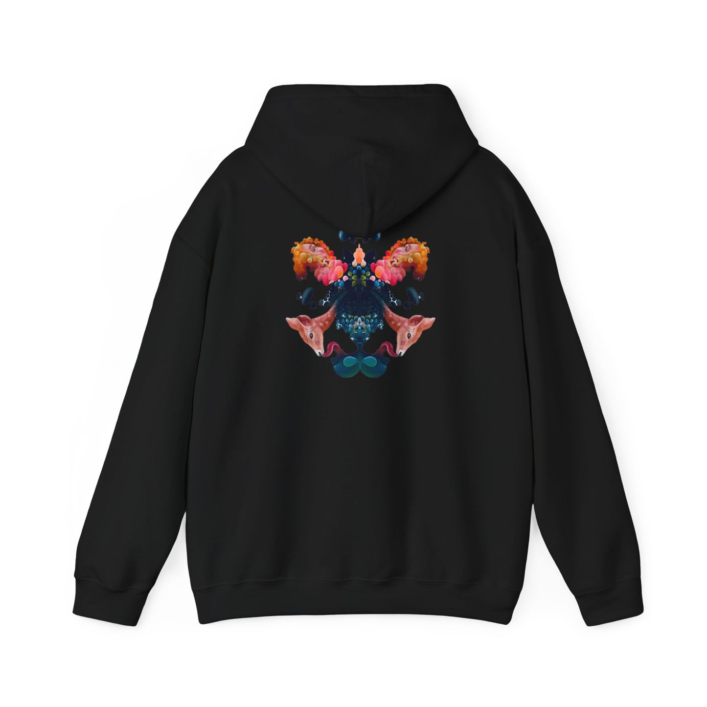 Amru Symmetry Hoodie — Artistic Rorschach Back Print