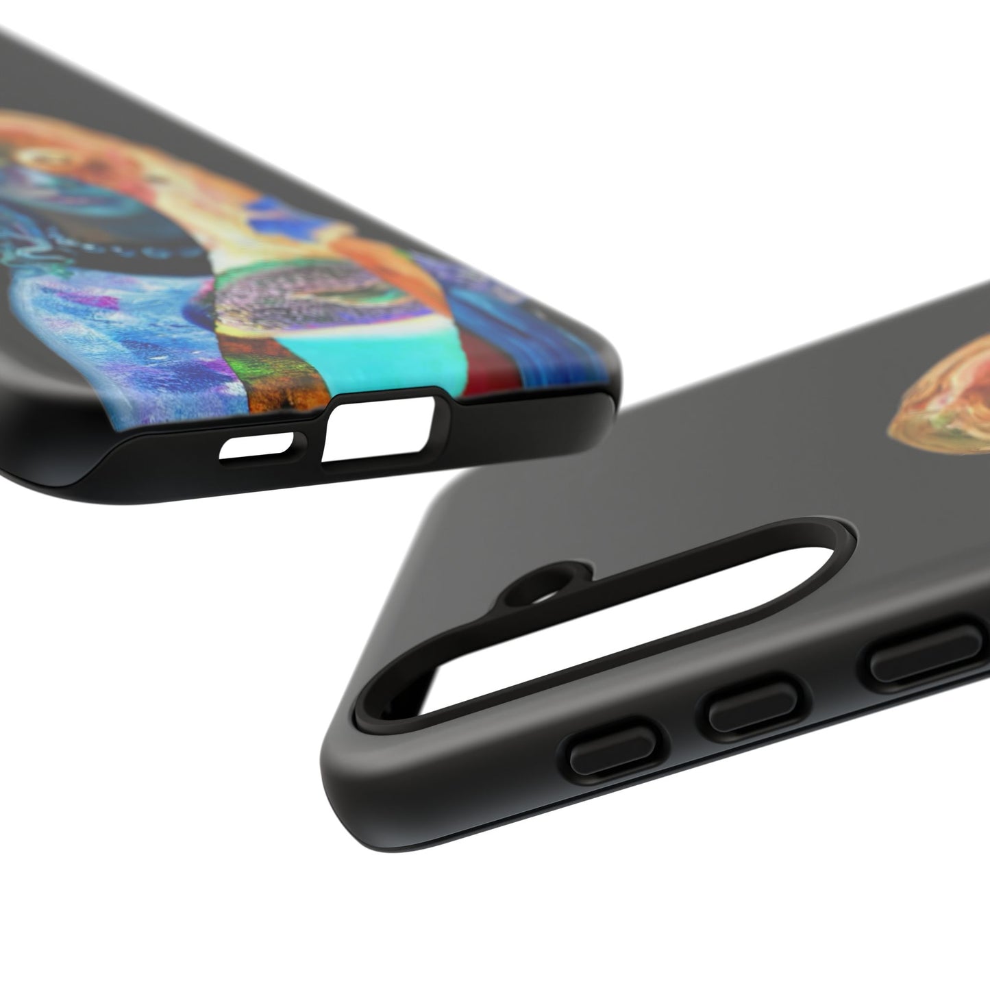 Abstract Surreal Portrait Phone Case — Colorful Art iPhone Cover