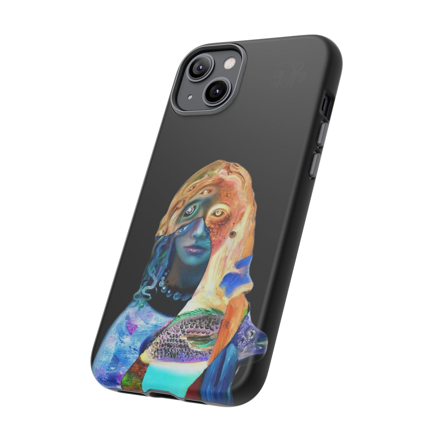 Abstract Surreal Portrait Phone Case — Colorful Art iPhone Cover