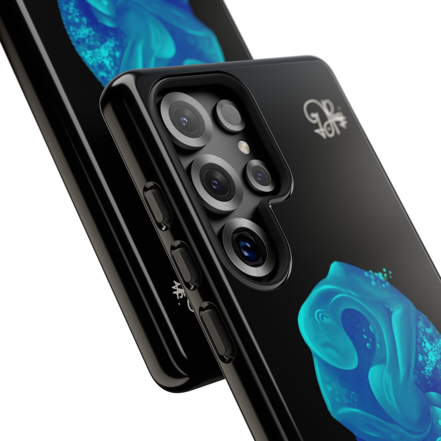 Phone Case - Blue Surreal Sea Creature Protective Case