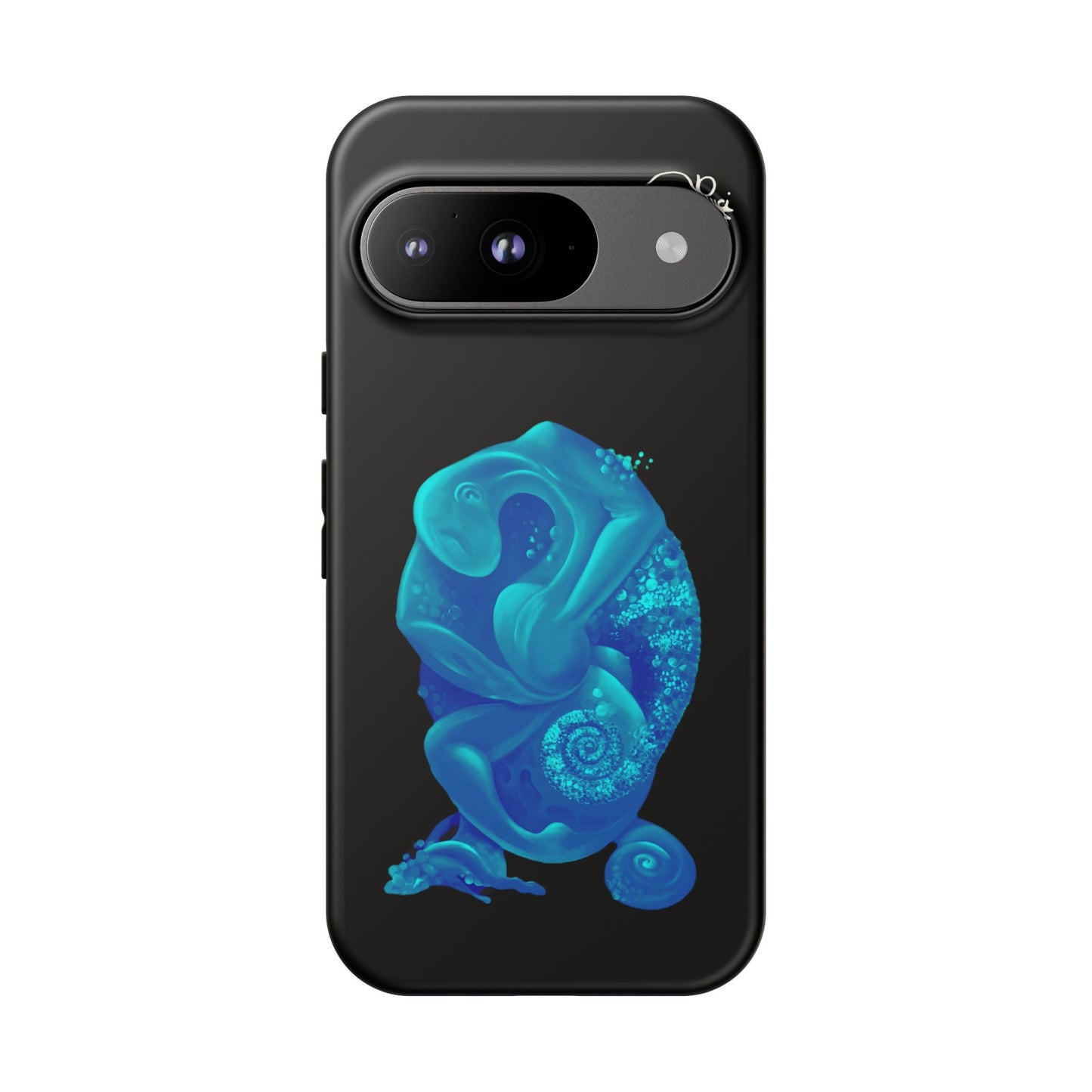 Phone Case - Blue Surreal Sea Creature Protective Case