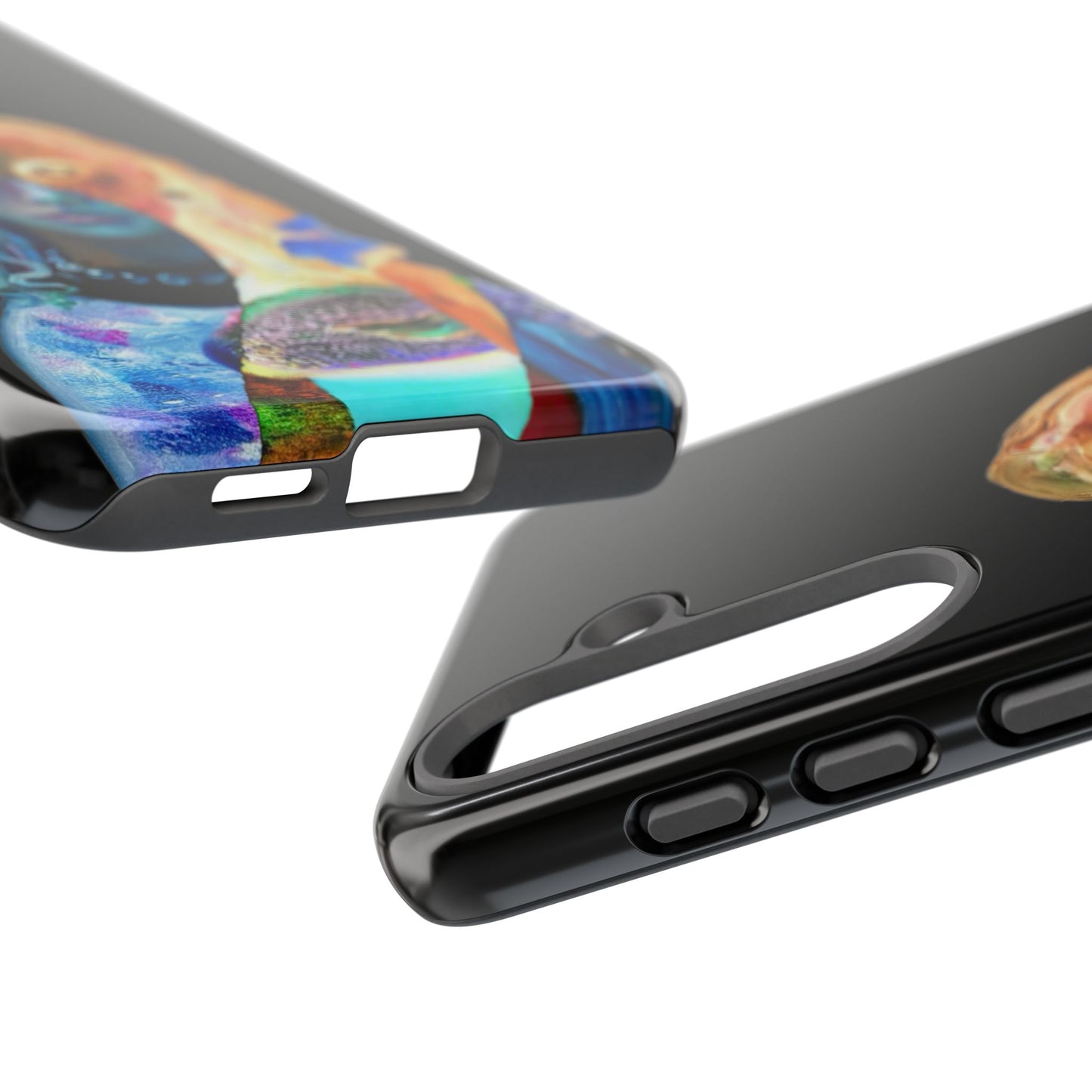 Abstract Surreal Portrait Phone Case — Colorful Art iPhone Cover