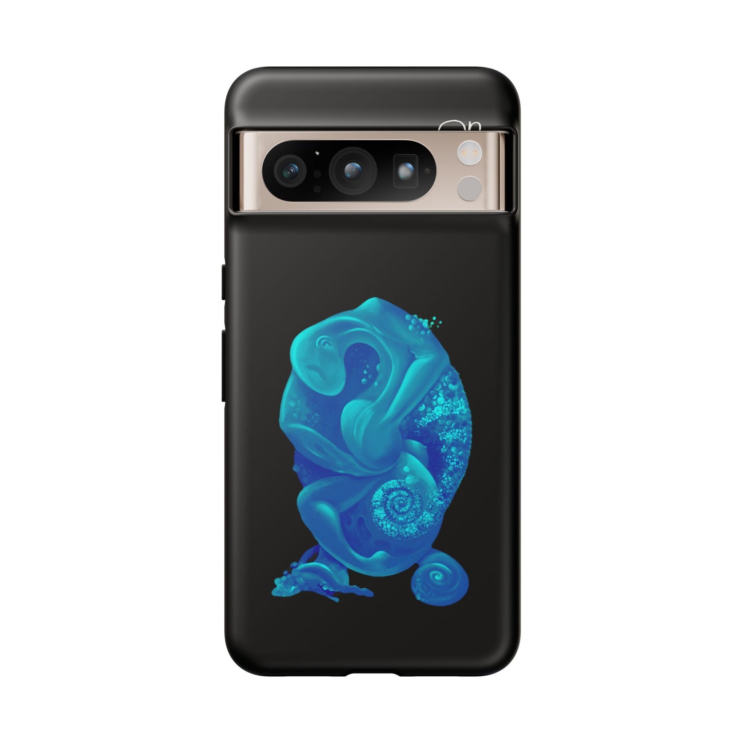 Phone Case - Blue Surreal Sea Creature Protective Case