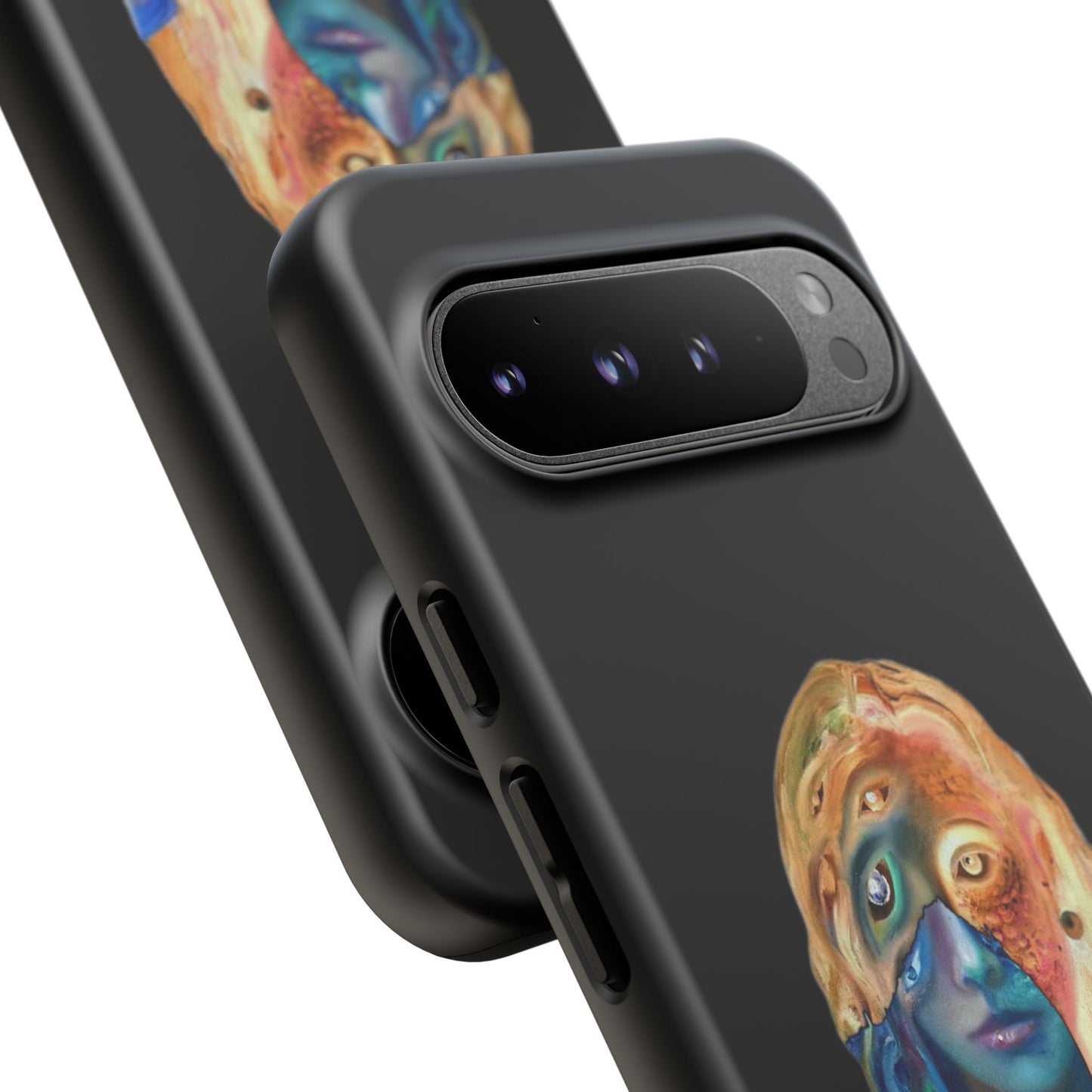 Abstract Surreal Portrait Phone Case — Colorful Art iPhone Cover