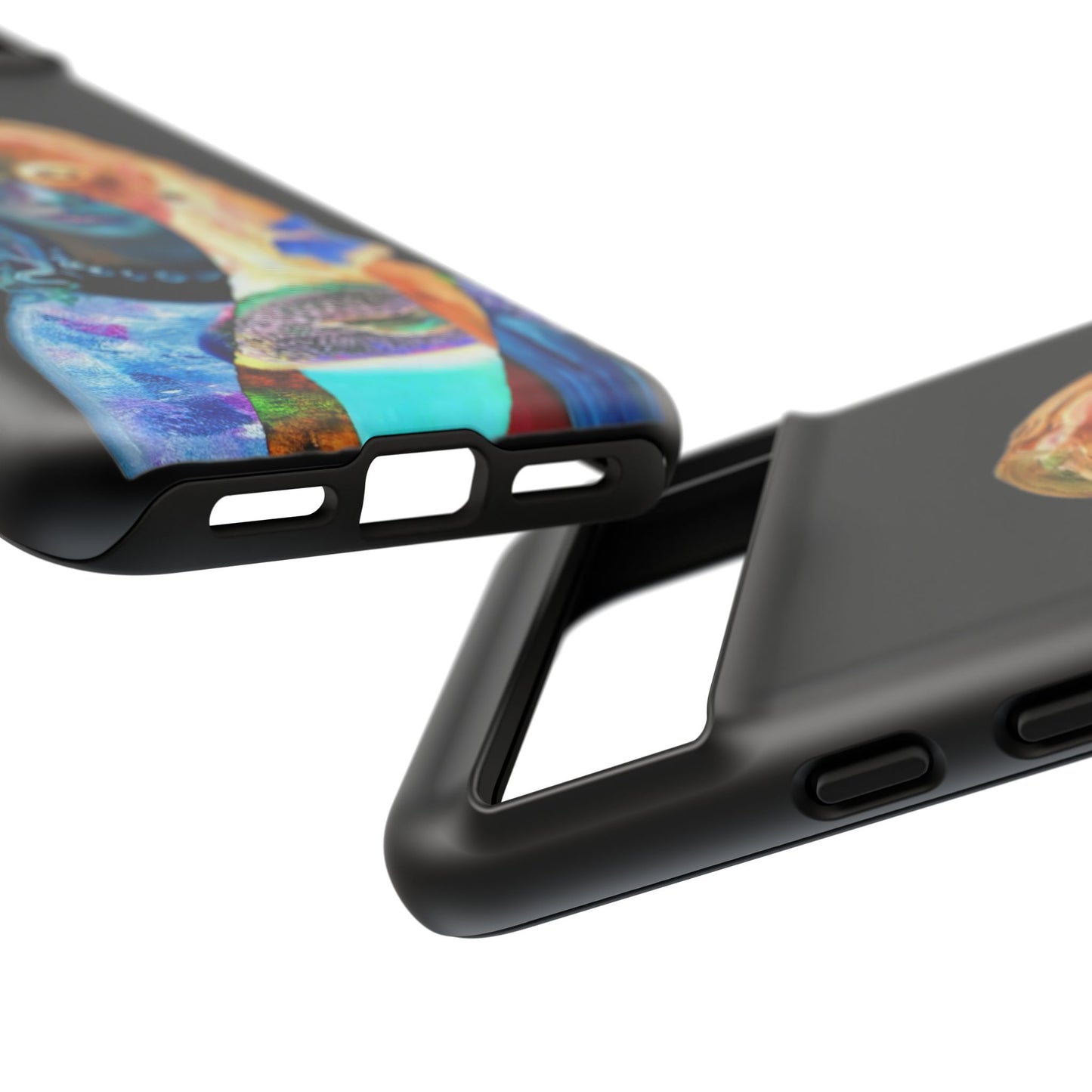 Abstract Surreal Portrait Phone Case — Colorful Art iPhone Cover