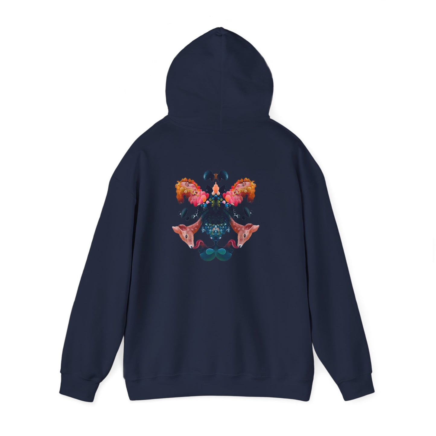 Amru Symmetry Hoodie — Artistic Rorschach Back Print