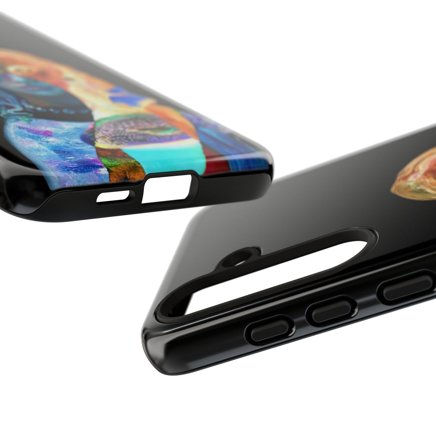 Abstract Surreal Portrait Phone Case — Colorful Art iPhone Cover