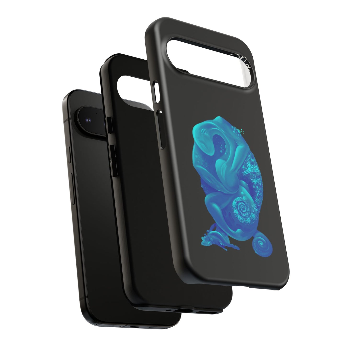 Phone Case - Blue Surreal Sea Creature Protective Case