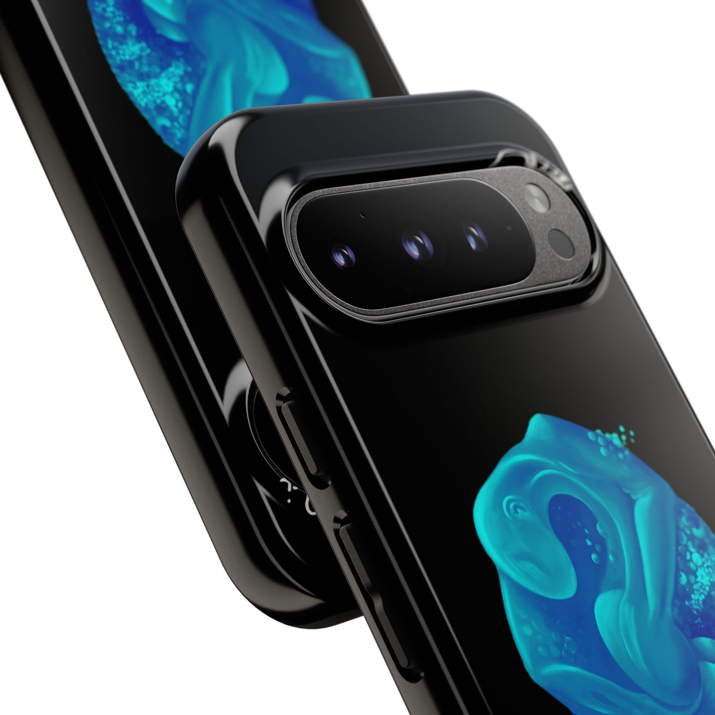 Phone Case - Blue Surreal Sea Creature Protective Case